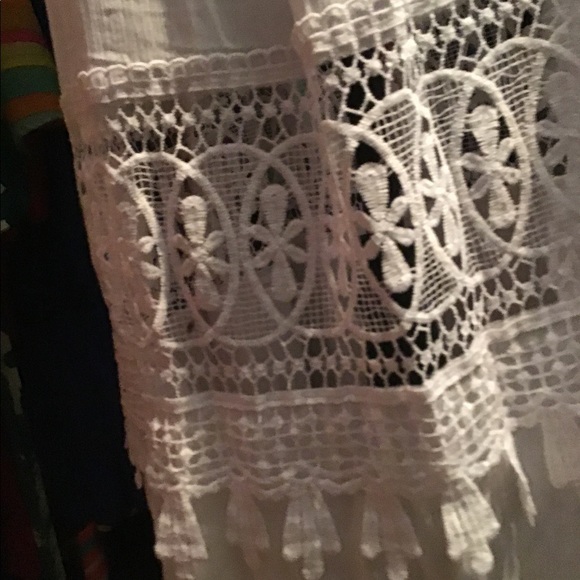 Off Shoulder White Summer Dress - Picture 6 of 13